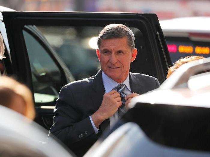 December 22, 2016: Gen. Michael Flynn, a national security advisor on Trump