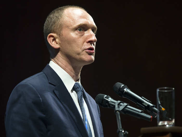 July 7-8, 2016: Carter Page gives a speech in Russia.