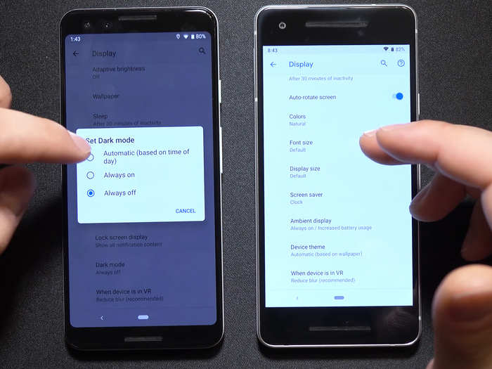 Android Q will also finally come with a dark mode that