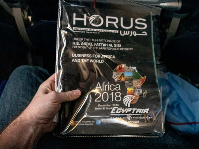 The in-flight Horus Magazine isn