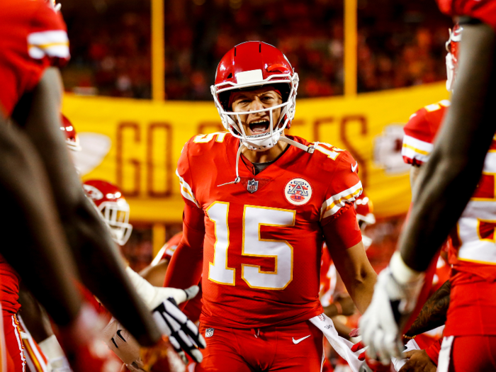 The Chiefs finished the season 12-4, 1st in the AFC, while Mahomes threw for over 5,000 yards, with 50 touchdowns, and 12 interceptions, becoming the favorite to win MVP.