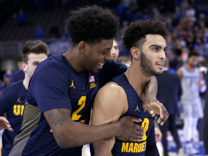 ▲ No. 12 Marquette Golden Eagles — Up 3 spots in the AP Top 25 Poll