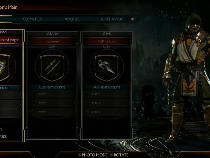 For even more variety, each character will have customizable gear and attacks to choose from before the match.