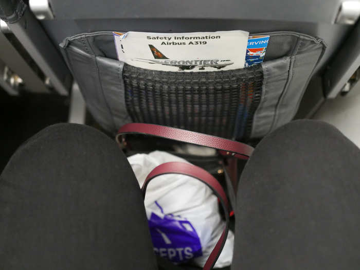 The legroom was the same ...