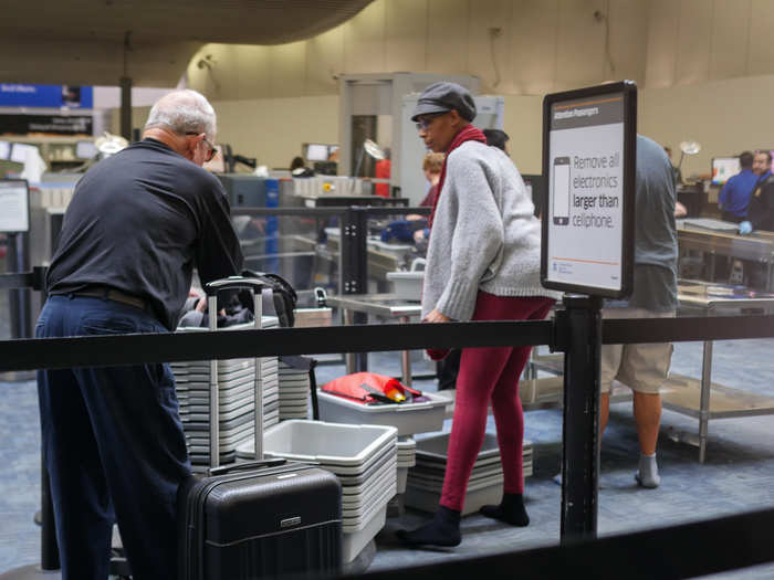 Since I had been at the counter at least two hours before my scheduled departure, I was fine. I made it through security and to my gate with plenty of time to spare.