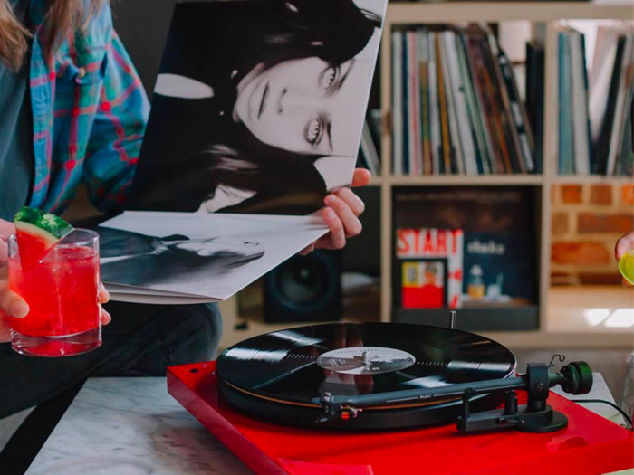 A membership that hand selects new vinyl records based on their music tastes each month