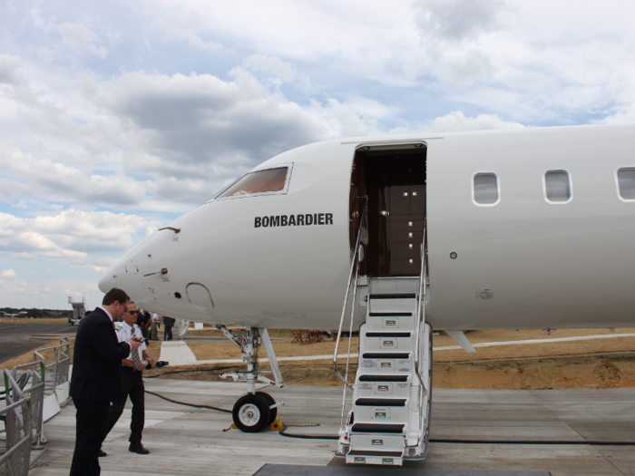 The Global 6000 has a range of more than 6,900 miles.