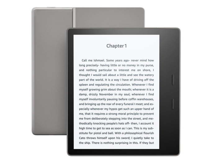 A kindle that allows you to read plenty of books and saves space in your bag