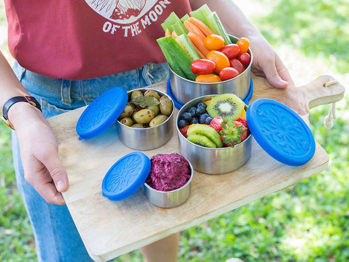 Stainless steel food storage