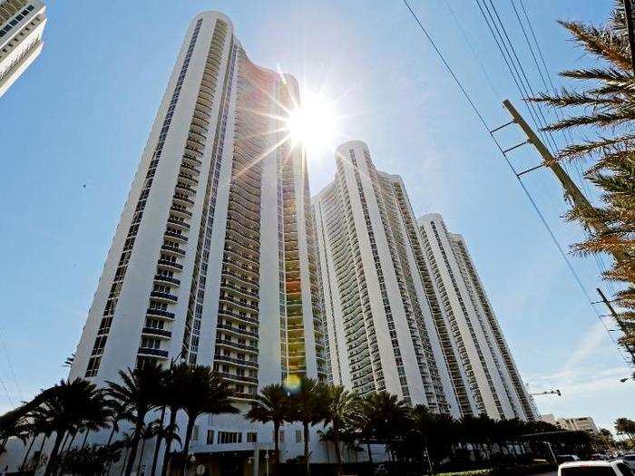 Trump also lent his name to a set of towers in Sunny Isles, Florida.