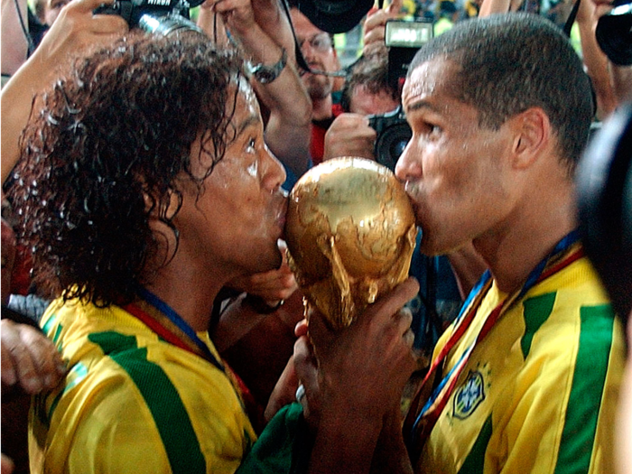 There was also a World Cup in 2002. Ronaldinho and Rivaldo led Brazil past Germany in the final.