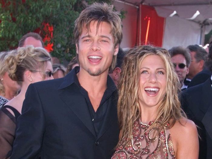 Jennifer Anniston and Brad Pitt were still together then, too.