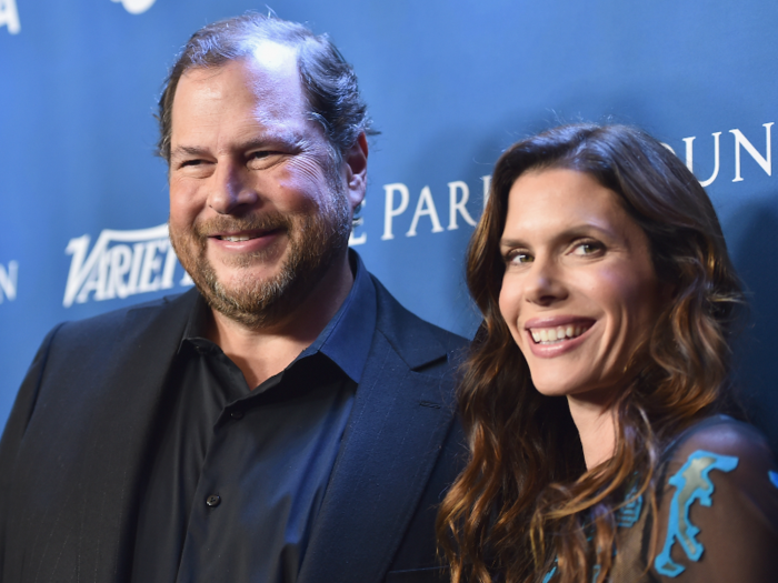 Marc Benioff & Lynne Benioff