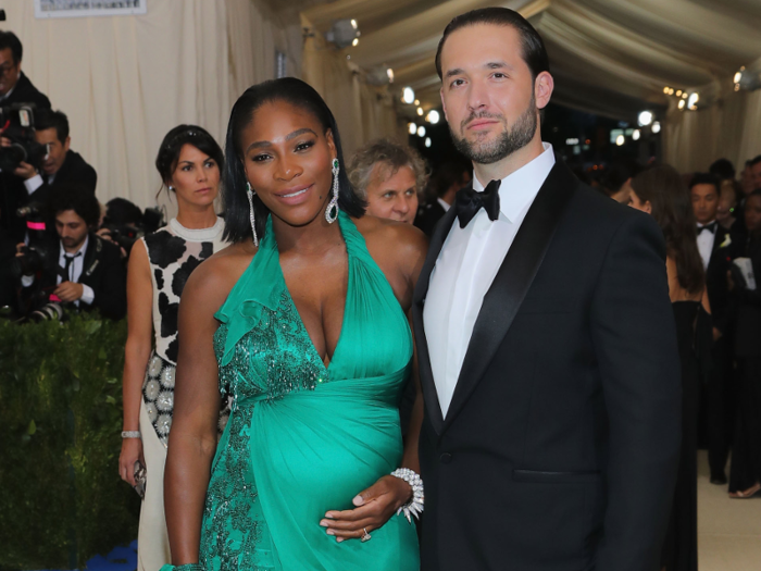 Serena Williams and Alexis Ohanian