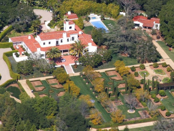 Former Google CEO Eric Schmidt bought his 7,000-square-foot Montecito, California, home from Ellen DeGeneres and Portia de Rossi in 2007 for $20 million.