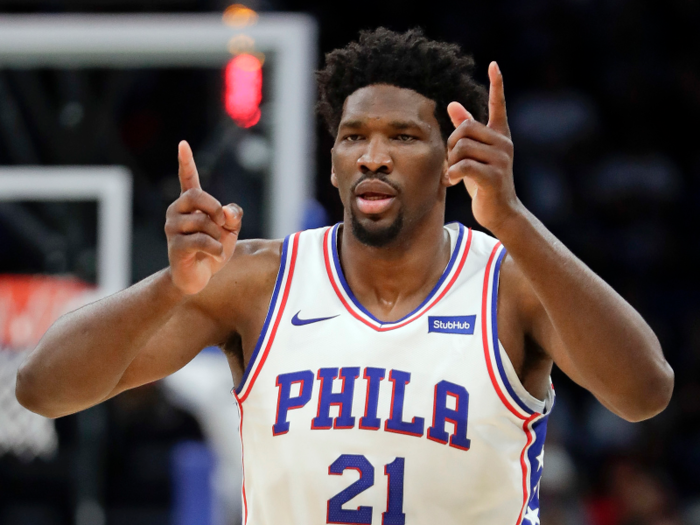 Patriots and Rams first half total points (-0.5) vs. Joel Embiid points