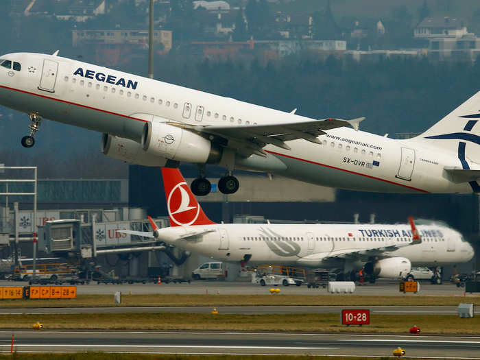 11. Aegean Airlines — 51/70