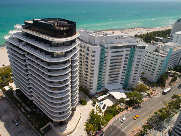 Griffin also holds the real-estate record in Miami: In 2015, he dropped $60 million on two properties — a five-bedroom penthouse and the three-bedroom condo directly below it — in an 18-story condo called Faena House in Miami Beach.