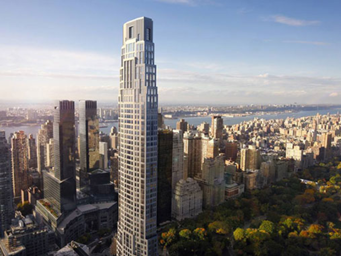 In January, Griffin bought the penthouse apartment of 220 Central Park South. It