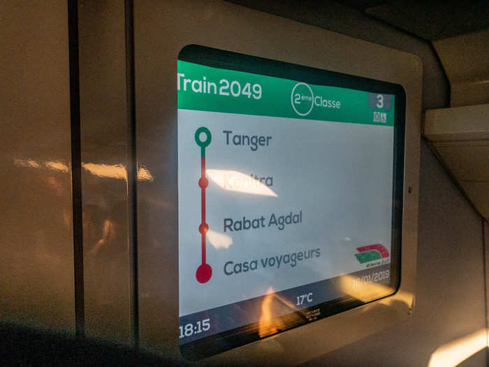 The high speed train to Casablanca currently takes about 2 hours and 10 minutes, less than half the time it takes on a regular train.