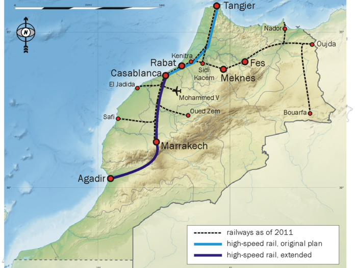 While Morocco already has an extensive rail network that serves 40 million passengers, the country has been developing high-speed rail for a decade.