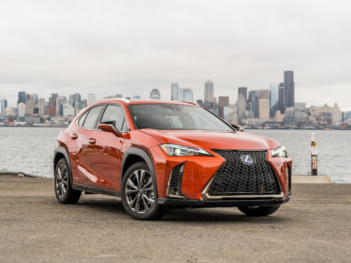 9. Lexus UX 250h: 2.0-liter, Atkinson-cycle, inline-four-cylinder with a hybrid electric drive system.