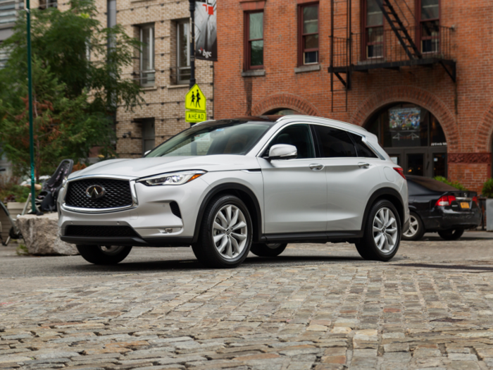 8. Infiniti QX50: 2.0-liter, DOHC, variable-compression, turbocharged, inline-four-cylinder.