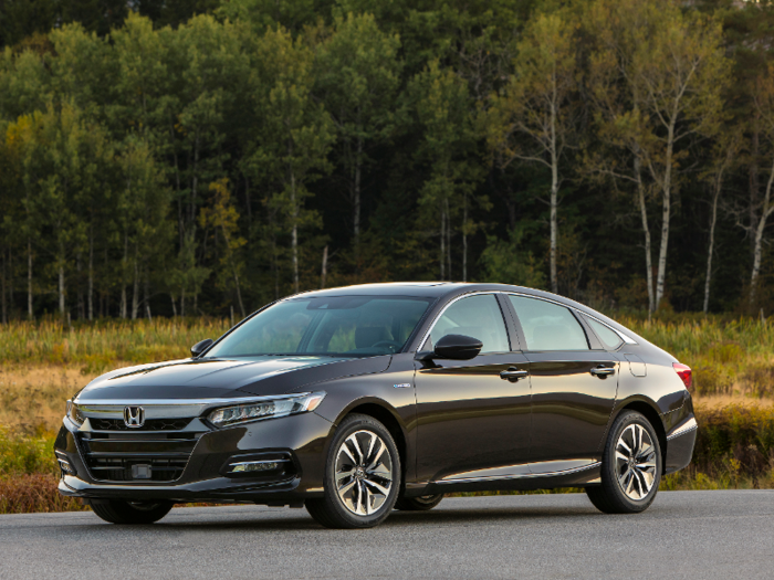 5. Honda Accord Hybrid: 2.0-liter, Atkinson-cycle i-VTEC inline-four-cylinder with a hybrid-electric drive system.