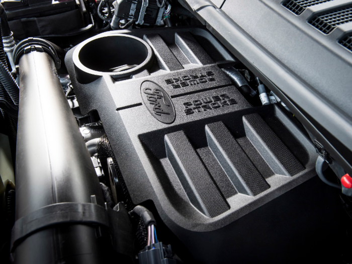 "The smooth, quiet 3.0L PowerStroke V-6 available since June in the Ford F-150 earns a 2019 Wards 10 Best Engines trophy for its workman-like disposition, eager to do a good job, without complaint," the publication wrote. During testing, the diesel returned the best fuel economy Wards has ever seen in a full-size pickup at 26 mpg.