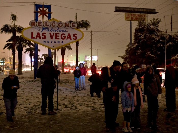 On the flip side, while highly unusual, Vegas has also been known to experience snowstorms, which has the potential to derail your vacation plans.