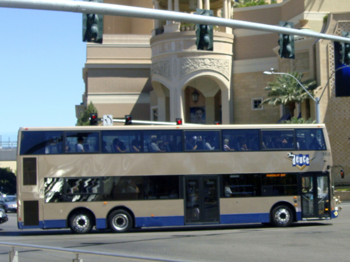 To ride one of Las Vegas