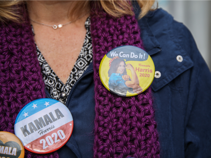 Some supporters came adorned in their own paraphernalia.