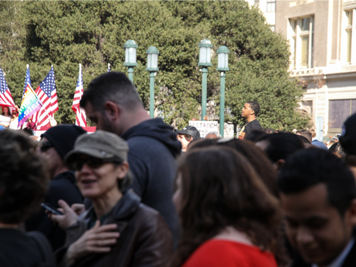 On January 27, she officially launched her campaign with a rally in her hometown of Oakland, California.