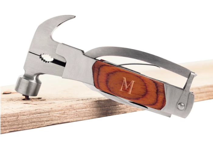 A personalized woodgrain multi-tool