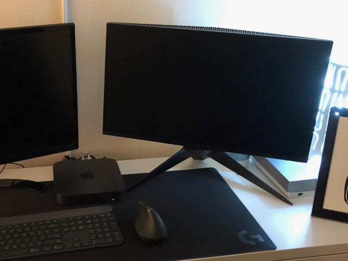 My second monitor: Dell Alienware 25 gaming monitor