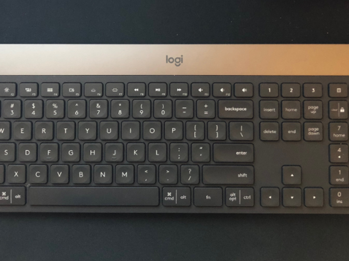 My office keyboard: Logitech Craft wireless keyboard