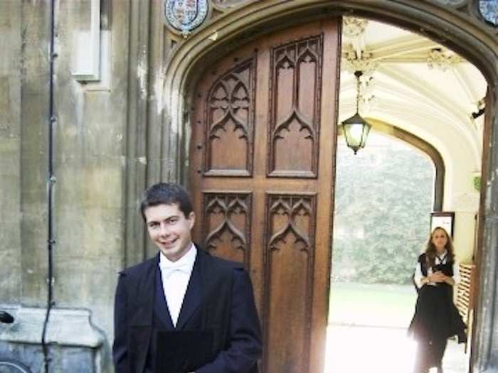 South Bend, Indiana, Mayor Pete Buttigieg was a Rhodes scholar at Oxford University.