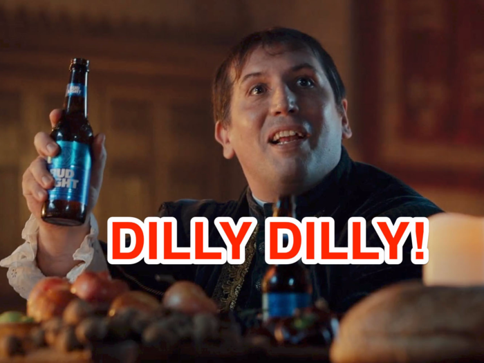 Will Dilly Dilly be said during a Bud Light commercial?