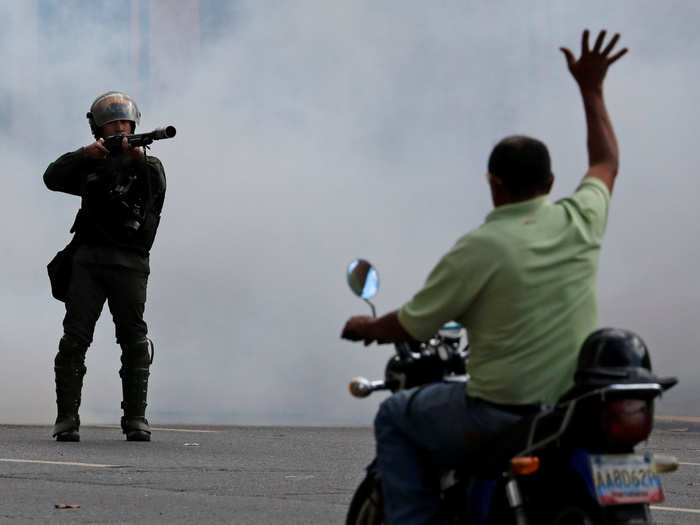 "My duty is to call for free elections because there is an abuse of power and we live in a dictatorship," Guaidó told the BBC on January 29. "In Venezuela, we either accept domination, total oppression and torture ... from Maduro