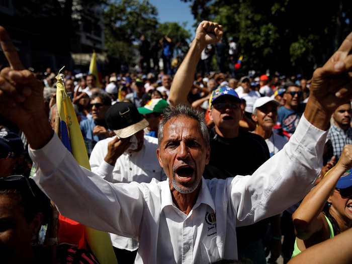 Venezuelans have been protesting against Maduro