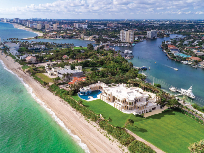 The 5-acre property sits in South Florida along the ritzy Hillsboro Beach