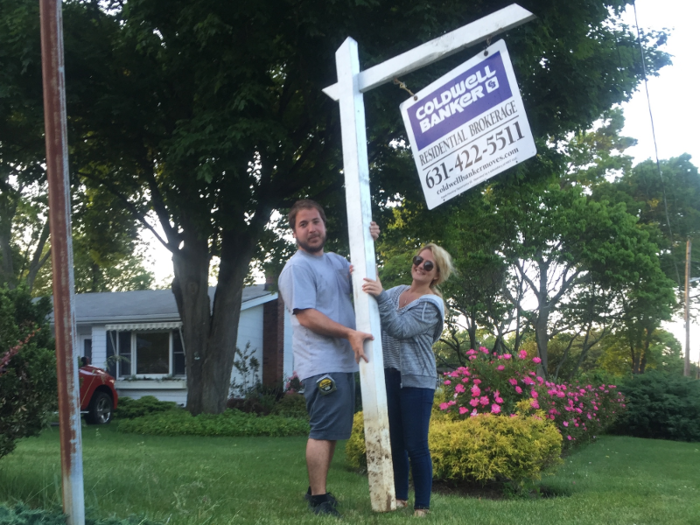 By living with their parents, Jessica Booth and her husband were able to save the money they would have put toward rent to purchase a $360,000 Long Island home.