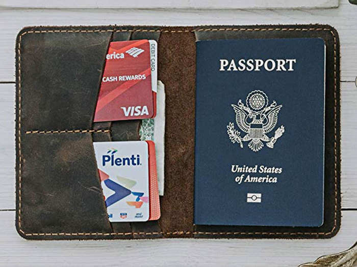 A rugged and practical passport wallet for their next adventure