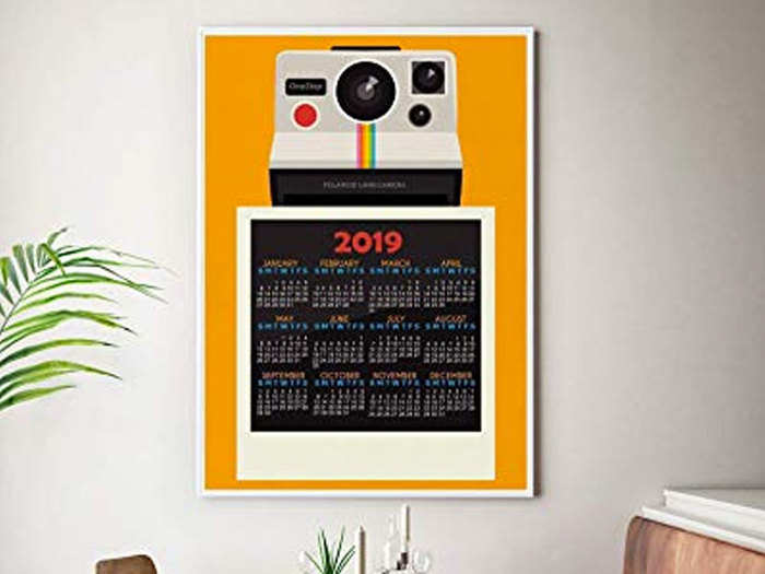 A retro wall calendar that makes a great poster too