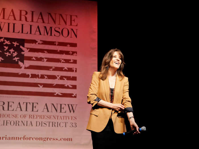 In 2014, Williamson launched an independent bid for Congress in California