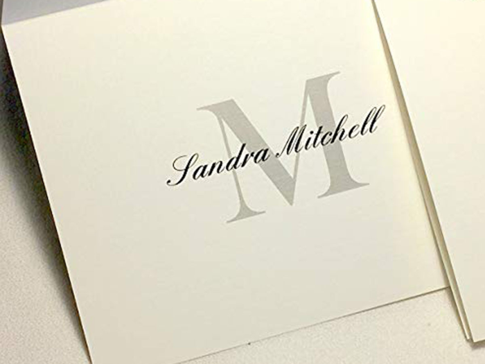 Personalized stationery fits any occasion.