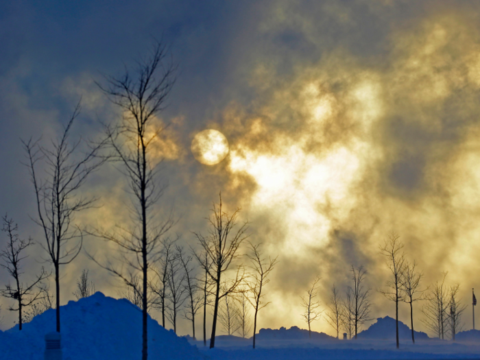 These cold temperatures are a result of the polar vortex — a ring of frigid air that circulates above the Arctic.