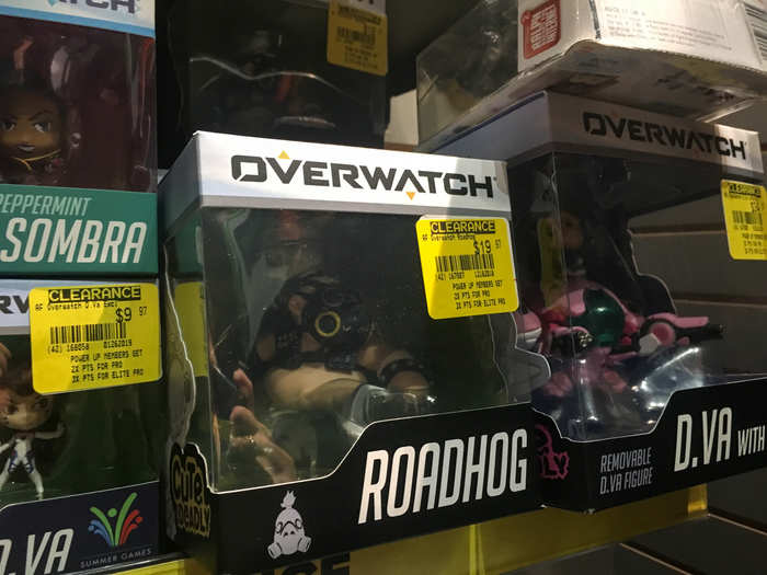 There were "Overwatch" action figures ...