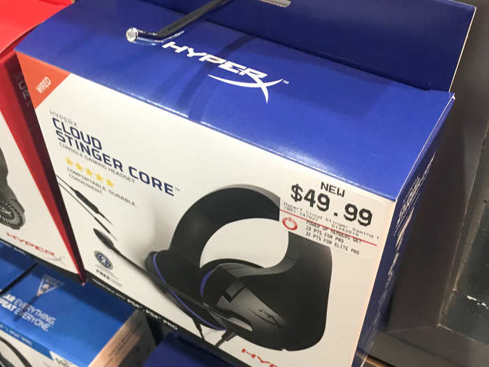 And this multi-console compatible headset by Cloud Stinger Core was priced at $49.99.