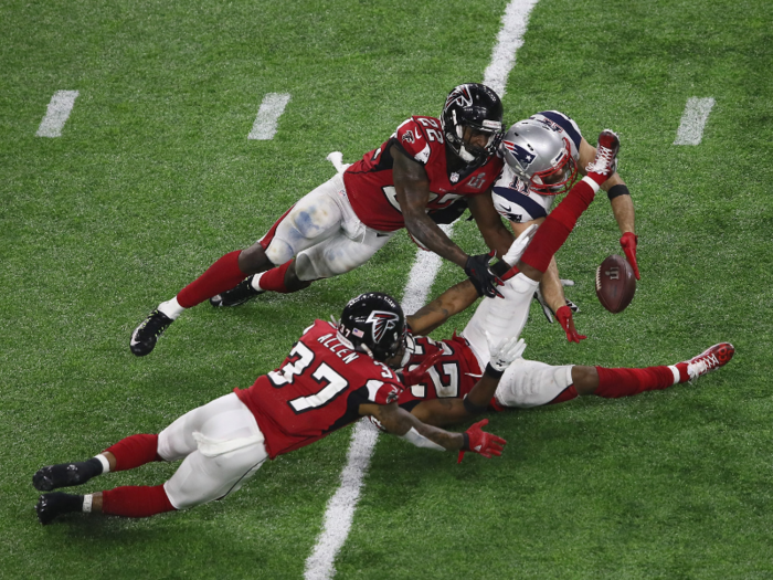 2017: Super Bowl LI — Julian Edelman catch